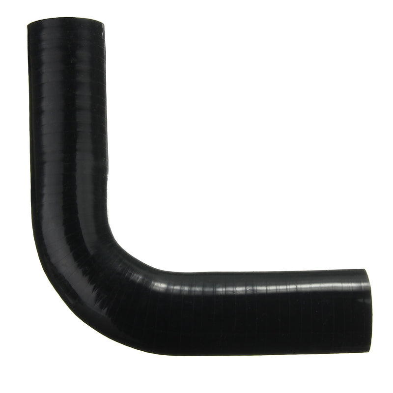90 Degree Black Silicone Tube 150mm Length Silicone Vacuum Hose Tubing Turbo Coolant Tube