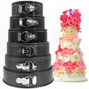 Leakproof Round Cake Pan Carbon Steel Kitchen Bakeware with Removable Bottom Baking Mold