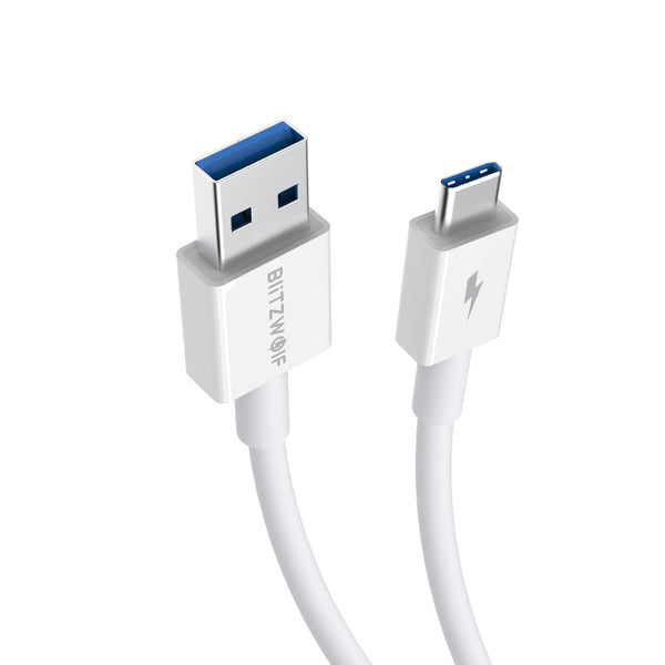 Blitzwolf BW-TC18 5A QC3.0 SuperCharge USB Type-C TPE Charging Data Cable 0.9M for Samsung S10+ S9 HUAWEI P30 Pro Mate20 Pro Xiaomi Redmi K30