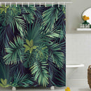 3D Banana Leaves Printing Waterproof Bathroom Shower Curtain
