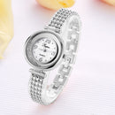 LVPAI P132 Elegant Design Shining Women Bracelet Watch Rhinestone Quartz Watch