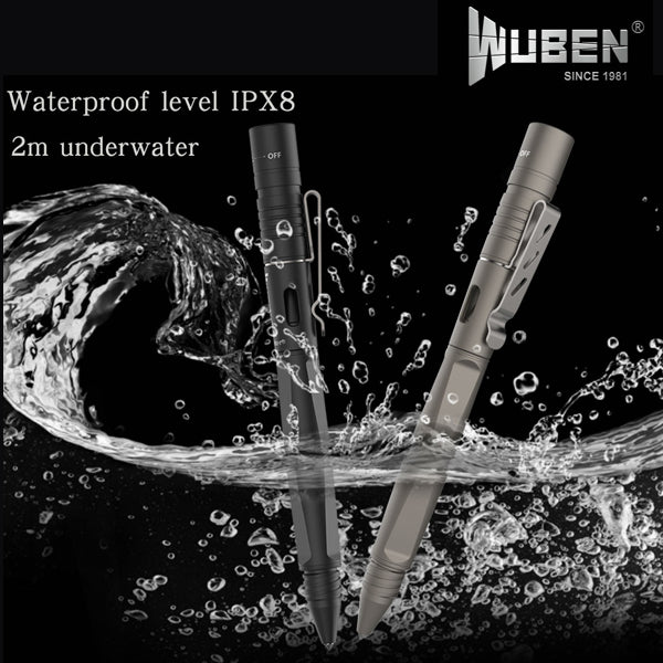 WUBEN TP10 XP-G2 USB Rechargeable Tactical Mini LED Pen Light Flashlight 10080