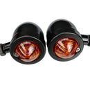 Motorcycle Turn Signal Bullet Amber Light Indicator Blinker For Harley