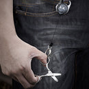 HX OUTDOORS Multifunction Telescopic Anti-off Buckle Keychain Portable Fishing Tool