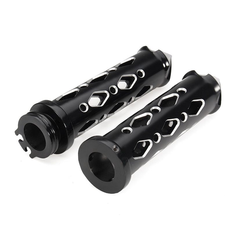 7/8inch Handlebar Hand Grip Grips For Suzuki/Honda/Yamaha/Kawasaki Motorcycle Black