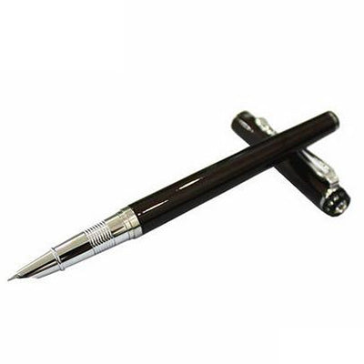Jinhao 301 Fountain Pen 0.38mm EF Nib Writing Ink Pens Metal Luxury Calligraphy Pen Black