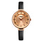 SKMEI 1184 Simple Design Ladies Wrist Watch Genuine Leather Strap Quartz Watches