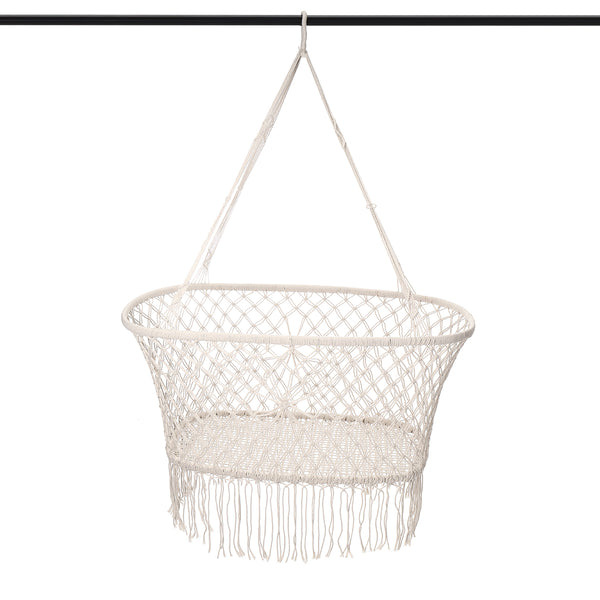 Hanging Baby Indoor Hammock Portable Child Cradle Chair Swing Outdoor Bed White