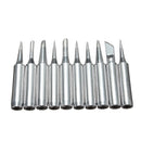 10Pcs Solder Soldering Iron Tip Tool Set for Atten Quick Lukey Aoyue 968