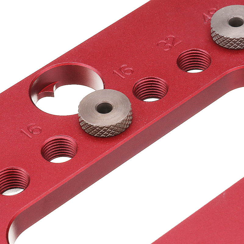 Aluminum Alloy Knob and Pull Cabinet Hardware Jig Adjustable Door Drawer Handle Knob Pull Drill Template Woodworking Tool