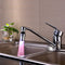 Bathroom 360 Degree Rotation Glowing 3 Changing Colors LED Light Temperature  Faucet
