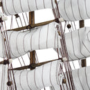 50cm Handmade Wooden Sailing Boats Model Assembly Nautical Ship Schooner Boat Decorations Gift