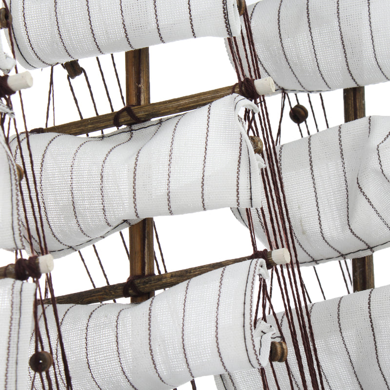 50cm Handmade Wooden Sailing Boats Model Assembly Nautical Ship Schooner Boat Decorations Gift