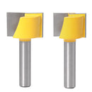 Drillpro 16-25mm Router Bit 8mm Shank Surface Planing Bottom Cleaning Wood Milling Router Bit for CNC