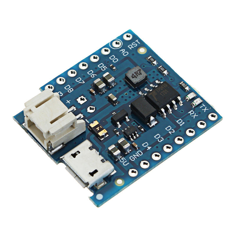 5pcs Wemos Battery Shield V1.2.0 For Wemos D1 Mini Single Lithium Battery Charging & Boost Module