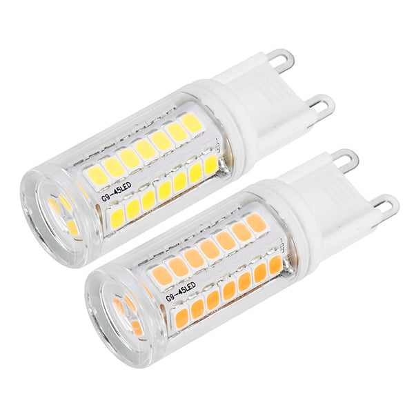 ARILUX G9 3W SMD2835 300-350LM 45LEDs Warm White Pure White Light Bulb AC110-130V/AC220-240V