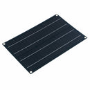 20W Waterproof Solar Panel Matte Texture Car Emergency Charger WIth 4 Protective Corners Dual USB+DC