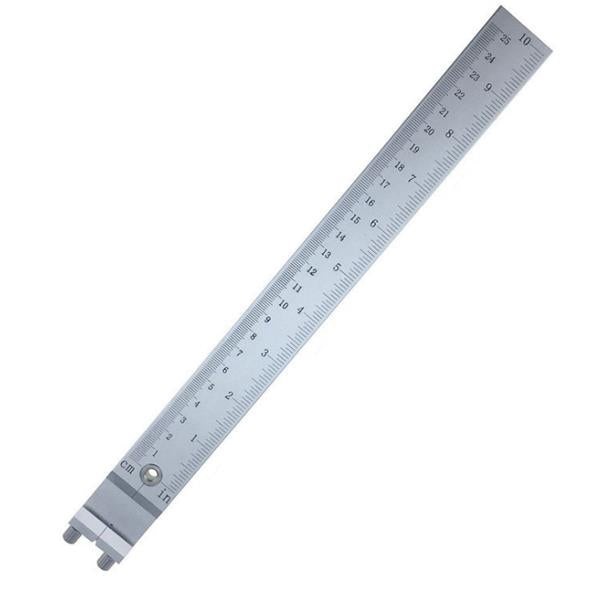 Multi-function Perforating Positioner Adjustable Straight Ruler Auxiliary Installation Opening Positioning