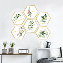 Miico FX82021 2PCS Plant Photo Frame Decorative Sticker Home Decorative Wall Sticker Removable Sticker