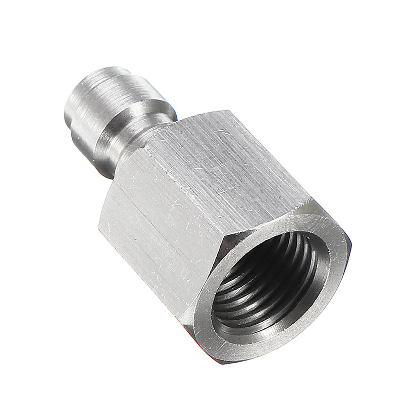 8mm Stainless Steel Quick Connector Pneumatic Adapter Thread Diameter 1/8BSPP