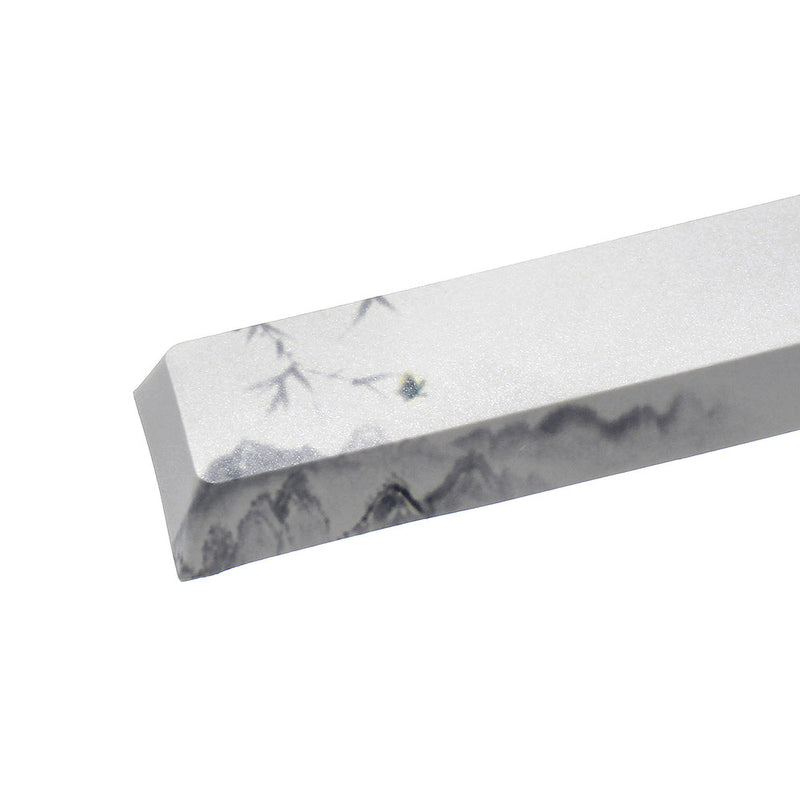 Five-sided Dyesub PBT Light Coated Ink  Space Bar 6.25u Novelty Keycap