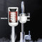 220V 3000W Electric Hot Faucet Water Heater Kitchen Cold Heating Faucet Tankless Digital Instantaneous Water Heater Water Tap With Adapter EU Plug