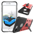 Rotating Kickstand Hybrid Plastic Silicone Case For iPhone 7 Plus/8 Plus