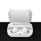 Dual bluetooth 5.0 TWS Wireless Earphone Digital Display IPX7 Waterproof In-ear Headphone with Mic Charging Box