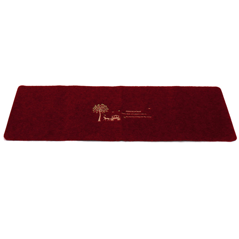 Modern Red Non-slip Door Floor Rug Mat Kitchen Bathroom Carpet Home Decorations