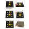 Gold 220x220mm Double Texture PEI Sheet Powder Steel Plate with 6 Magnetic Block for 3D Printer