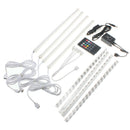 7Color RGB Strip 5050SMD Led Lights Music Control For Car Interior Lighting Remote Control DC12V