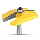 3-1/2 Inch Diameter 15 Straight Raised Panel Router Bit Wood Working Tool 1/2 Inch Shank