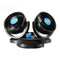 DC12V 2 Head 360Rotation Car Auto Vehicle Cooling Air Fan Silent Cooler 2 Speed