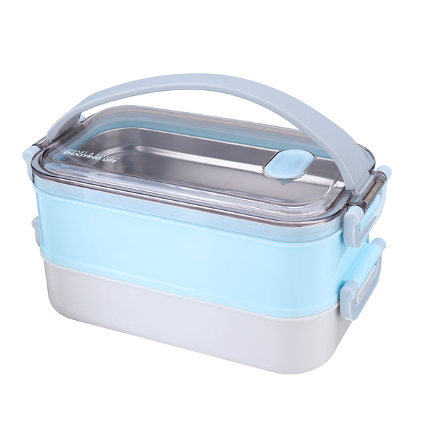 1-2 Layer Stainless Steel Insulated Lunch Box Food Storage Thermal Container