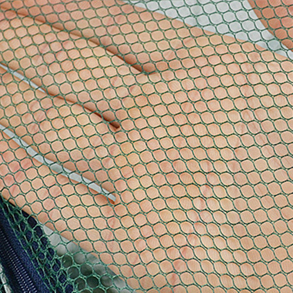 ZANLURE 58*22CM Nylon Green Foldable Fishing Bait Net Crab Fish Minnow Crawfish Shrimp Net