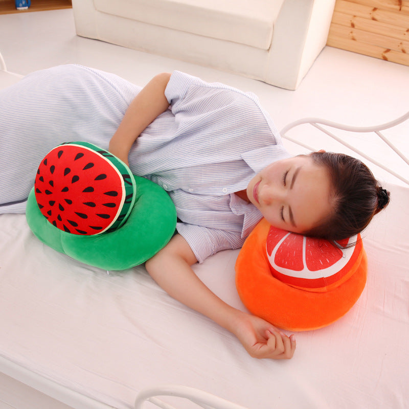 Honana WX-86 Creative Nap Lying Pillow Fruit Shape Students Prone Sleep Holding Office Break