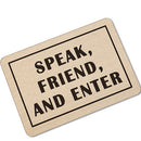 KCASA KC-M5 40x60cm Creative Letter Mat Entrance Door Mats Trap Printed Non-slip Floor Carpet