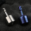 KESHUN CNC Titanium Gyro Outdoor Waterproof Warehouse eal Pot Candy Pill Jar EDC Tool Collection Box