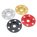 Drillpro 110mm Tungsten Carbide See Through Wood Shaping Disc Flat Carving Disc with Hole 22mm Bore Sanding Grinder Wheel for 115 125 Angle Grinder