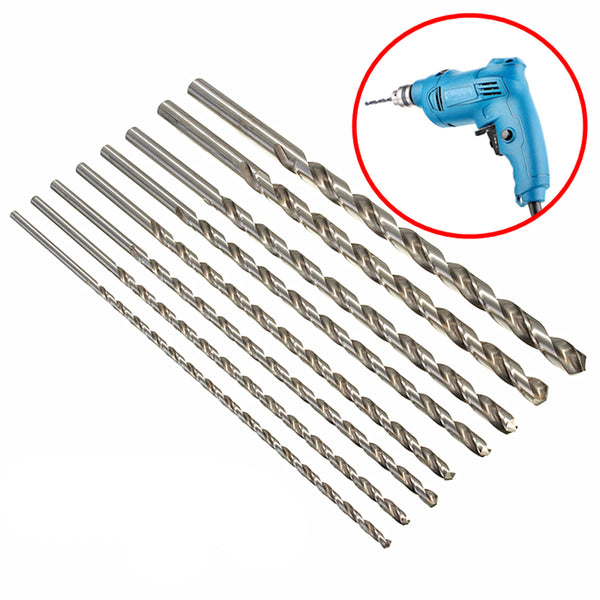 6-16mm Diameter Extra Long 350mm HSS Auger Twist Drill Bit Straight Shank Drill Bit