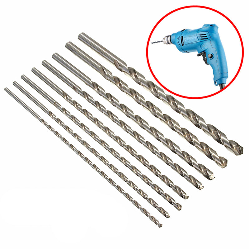 6-16mm Diameter Extra Long 350mm HSS Auger Twist Drill Bit Straight Shank Drill Bit