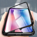 Bakeey 360 Magnetic Adsorption Metal Tempered Glass Flip Protective Case for Xiaomi Mi 9 / Xiaomi Mi9 Transparent Edition