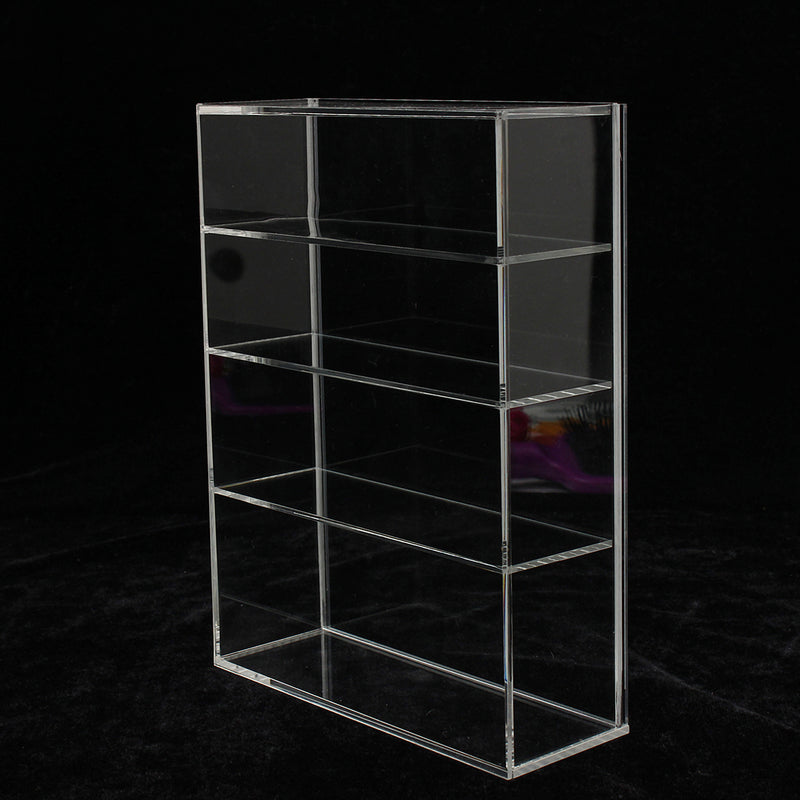 214 x 159 x 59mm Four-layer Acrylic Display Box Show Case Sliding Door For Mini Perfume Bottle