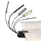 3W COB 3Modes 2 x COBs Flexible USB Rechargeable Double Head Clip-On Work Light LED Flashlight Night
