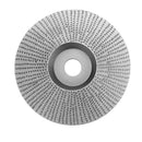 Drillpro 110mm Extreme Shaping Disc 16mm Bore Tungsten Carbide Wood Carving Disc Grinder Disc for 100 115 Angle Grinder Woodworking