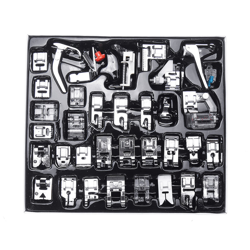 35/52Pcs Domestic Sewing Machine Presser Foot Feet Set Multi Function Kit