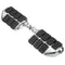 Chrome Motorcycle Front&Rear Footrest Pegs Pedals For Harley Davidson