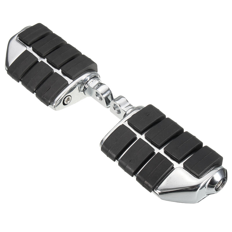 Chrome Motorcycle Front&Rear Footrest Pegs Pedals For Harley Davidson