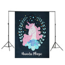 3x5FT 8x10FT Flamingo Fish Unicorn Animals Photography Backdrop Studio Prop Background