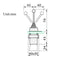 600V Spring Return Joystick Self-Reset Switch 4 Position 4NO XD2PA24CR Black